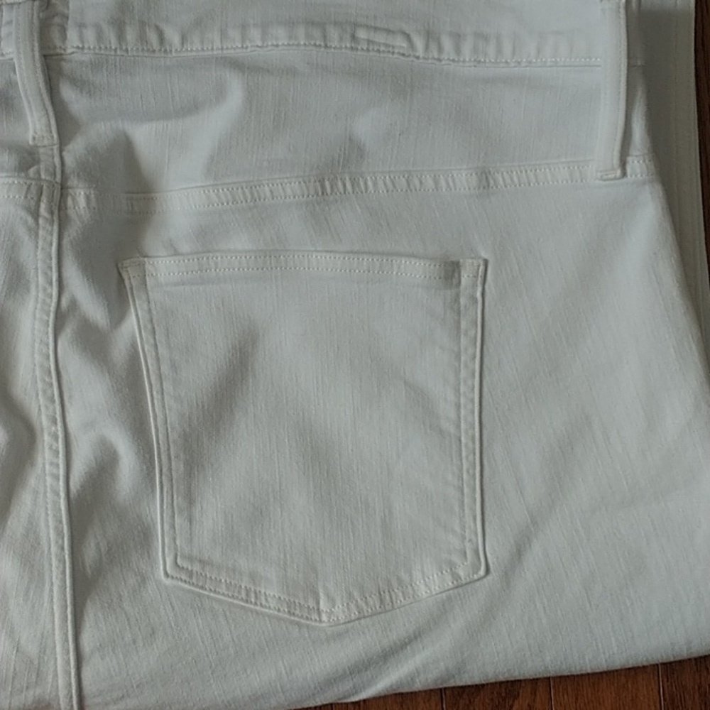 J Crew White Vintage Straight Leg Jeans Plus size 24 - Picture 3 of 9
